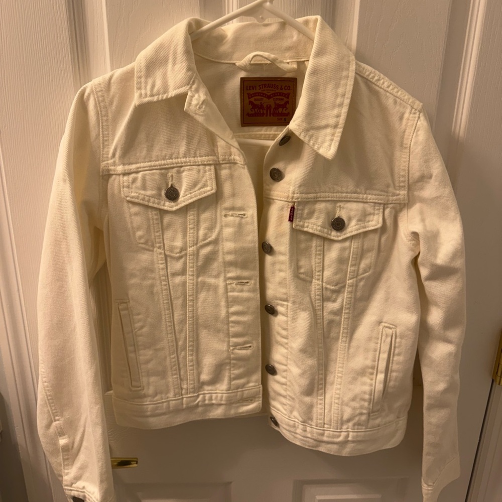 Levi’s White Denim Jacket
